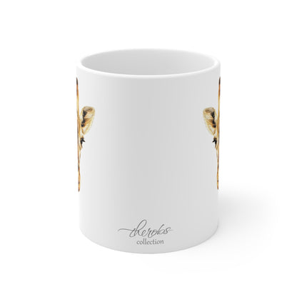 Giraffe White Ceramic 11oz Mug