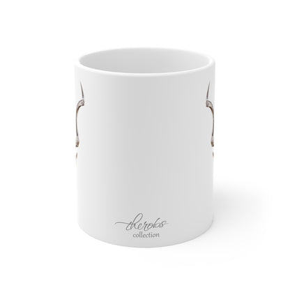Kudu White Ceramic 11oz Mug