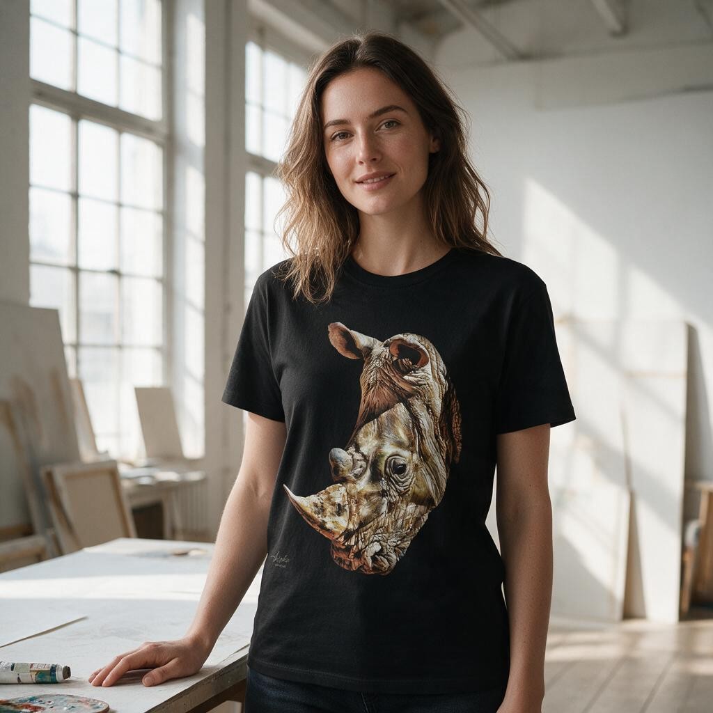 Rhino Unisex Cotton T-Shirt