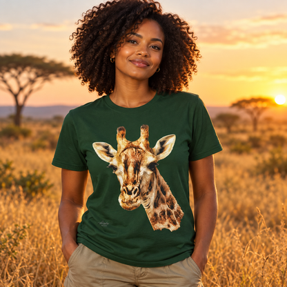 Giraffe Unisex Cotton T-Shirt