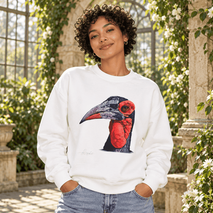 African Hornbill Heavy Unisex Sweatshirt - HD Printing