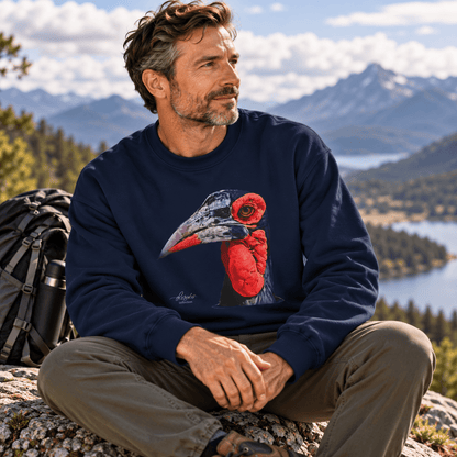 African Hornbill Heavy Unisex Sweatshirt - HD Printing