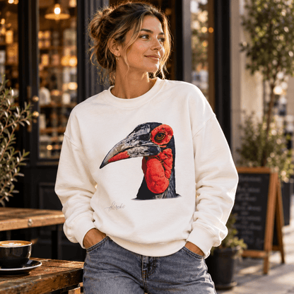 African Hornbill Heavy Unisex Sweatshirt - HD Printing