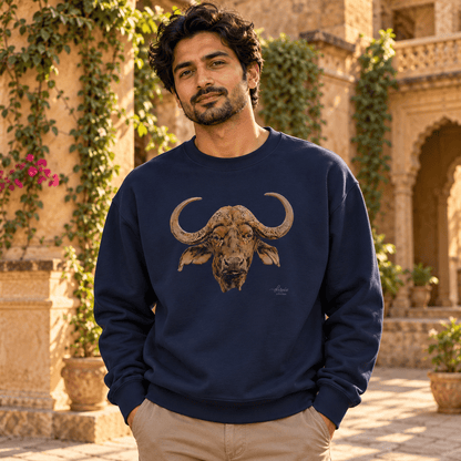 African Hornbill Heavy Unisex Sweatshirt - HD Printing