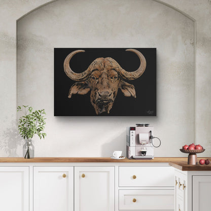 Buffalo Fine Art Giclée Matte Black Poster - HD Printing