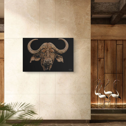 Buffalo Fine Art Giclée Matte Black Poster - HD Printing