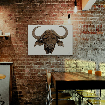 Cape Buffalo Fine Art Giclée Matte Poster - HD Printing