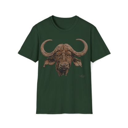 Cape Buffalo Unisex Cotton T-Shirt - HD Printing