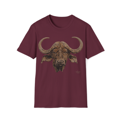 Cape Buffalo Unisex Cotton T-Shirt - HD Printing