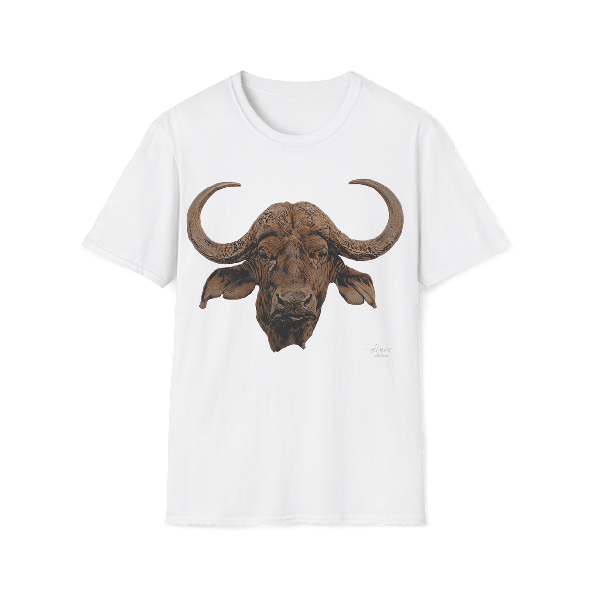 Cape Buffalo Unisex Cotton T-Shirt - HD Printing