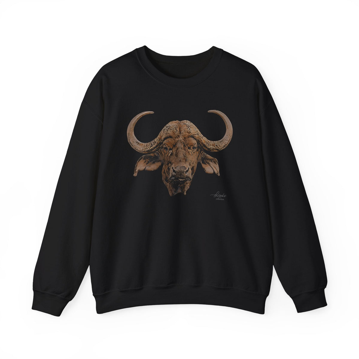 Cape Buffalo Unisex Heavy Sweatshirt - HD Printing