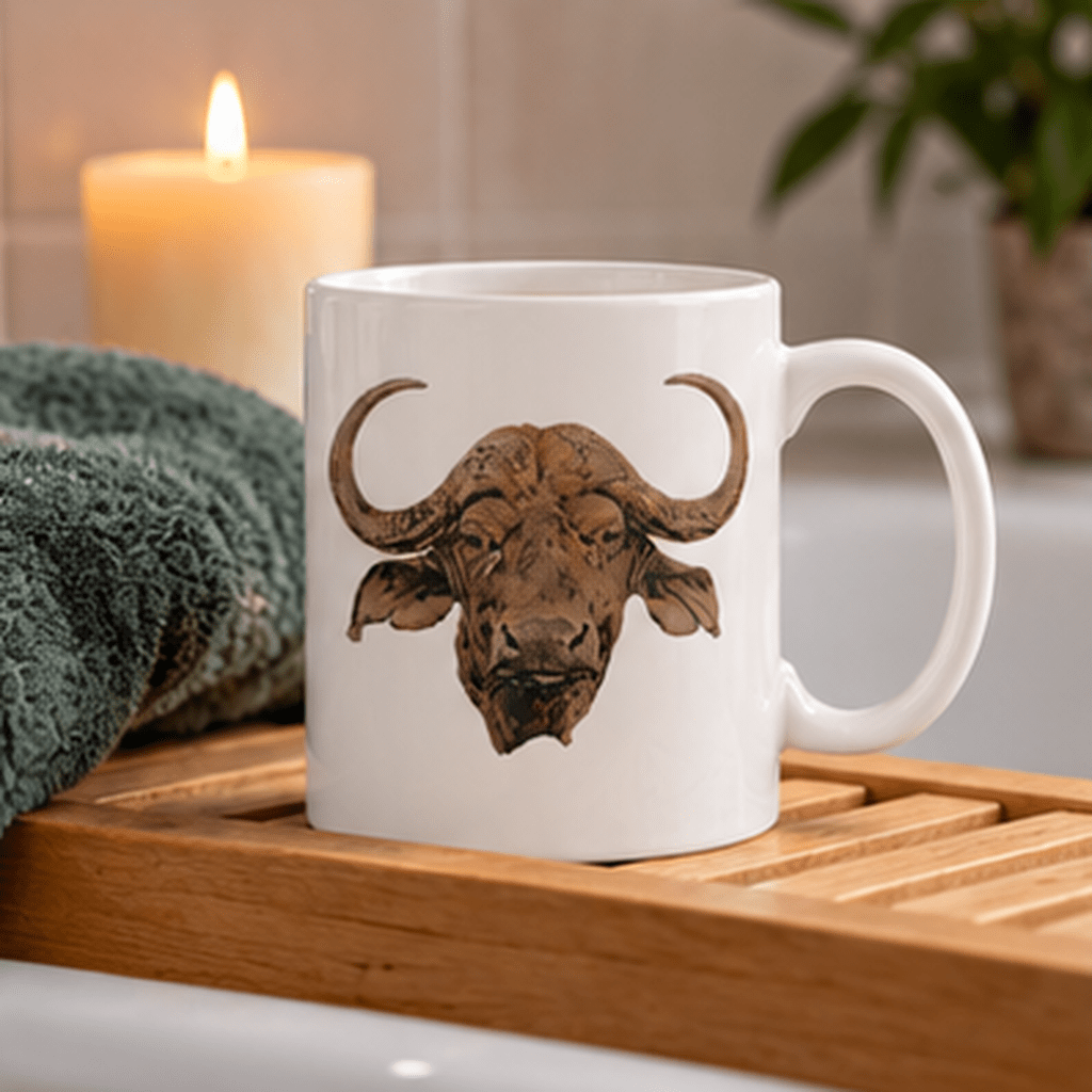 Colour Buffalo White Ceramic 11oz Mug - HD Printing