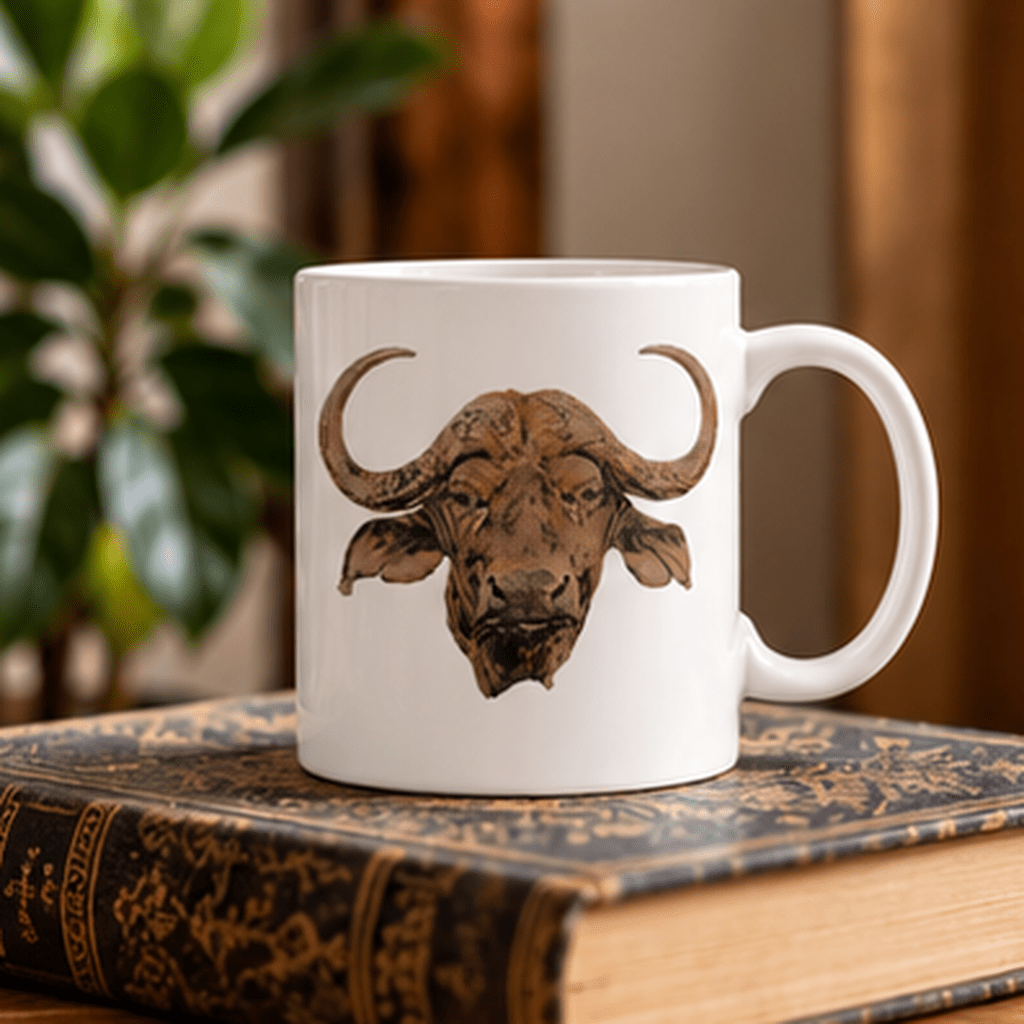 Colour Buffalo White Ceramic 11oz Mug - HD Printing