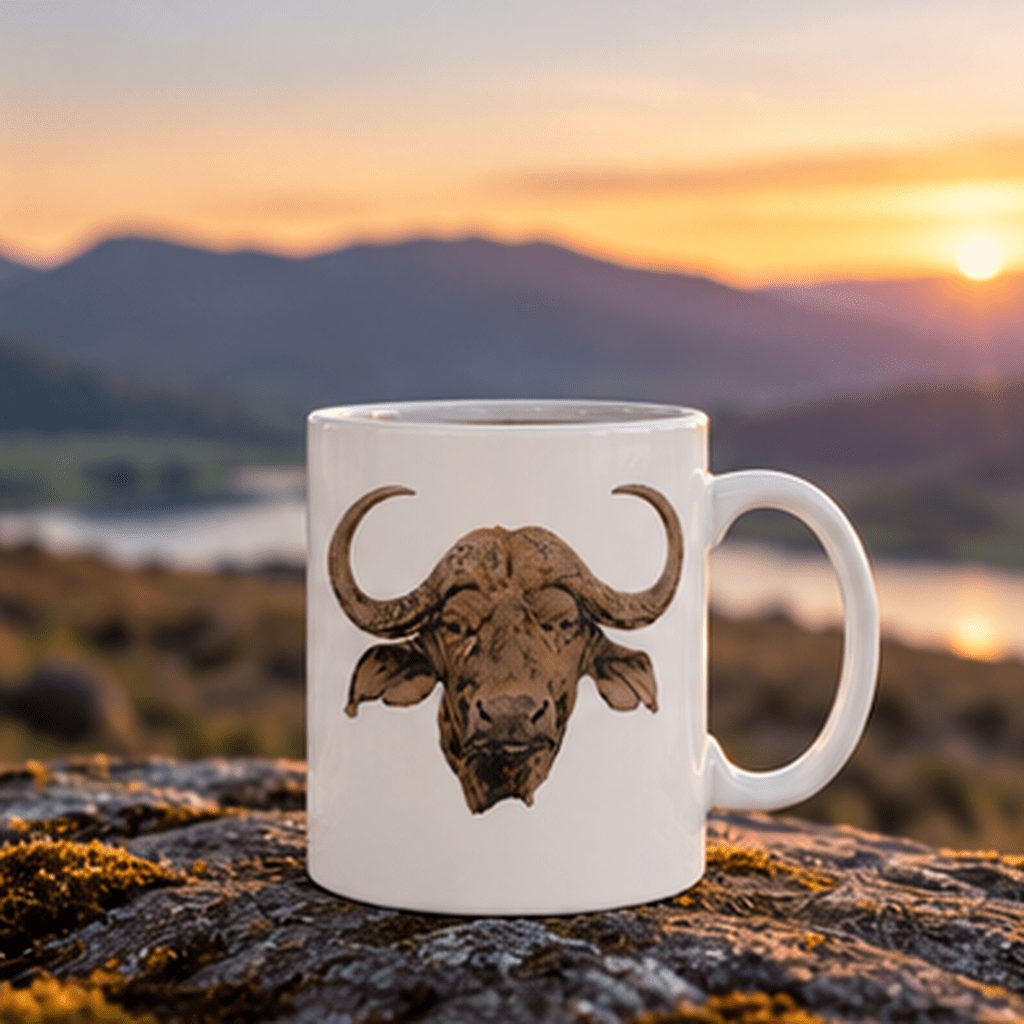 Colour Buffalo White Ceramic 11oz Mug - HD Printing