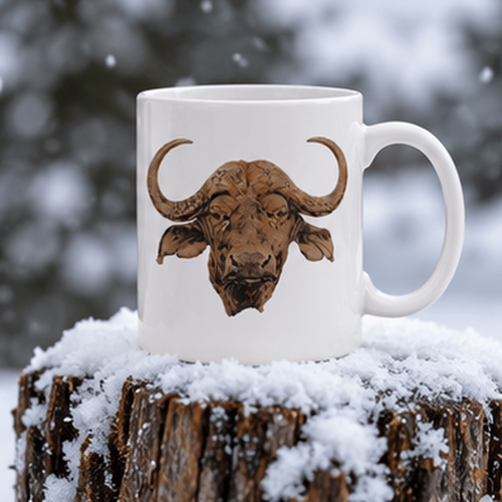 Colour Buffalo White Ceramic 11oz Mug - HD Printing