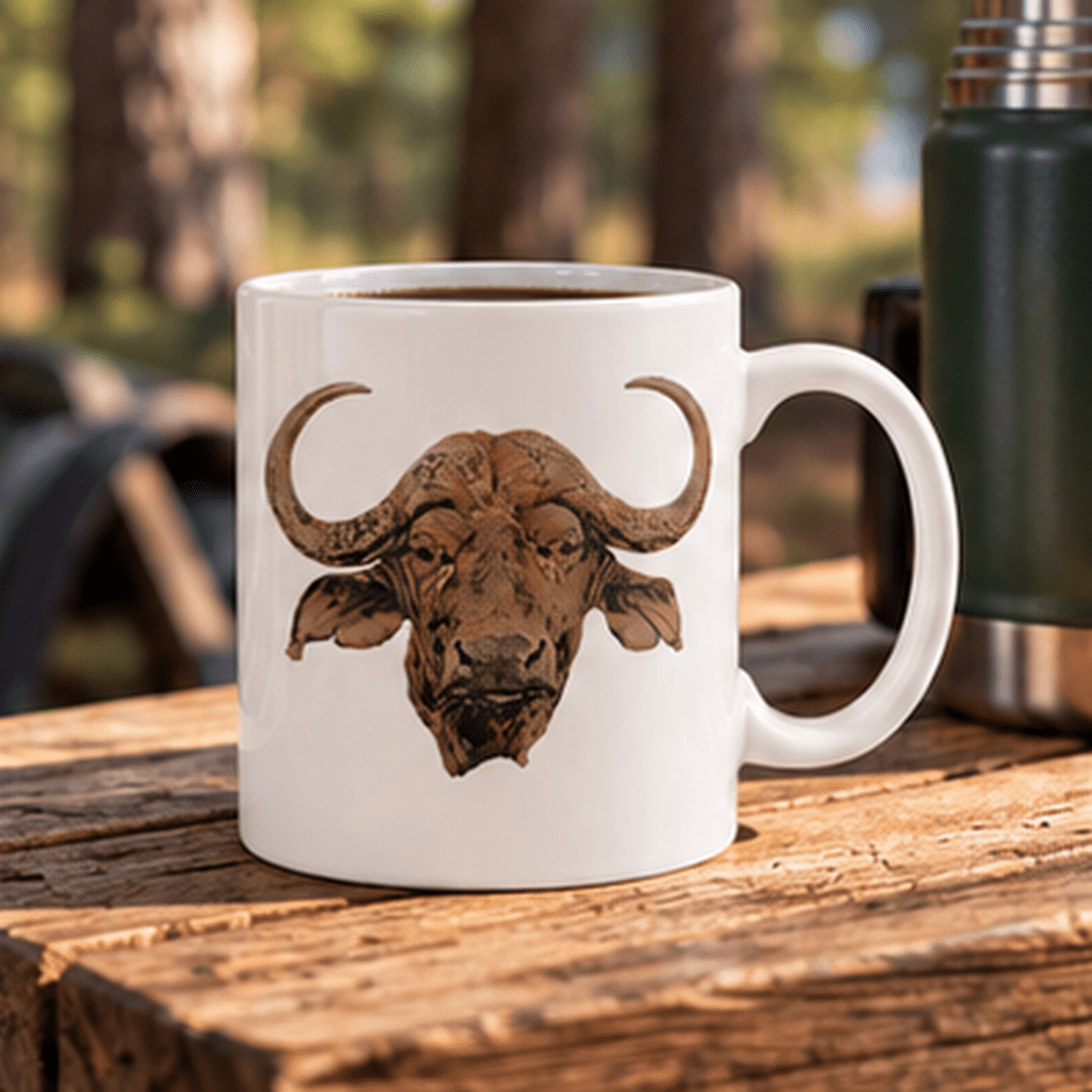Colour Buffalo White Ceramic 11oz Mug - HD Printing