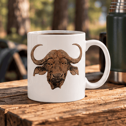 Colour Buffalo White Ceramic 11oz Mug - HD Printing