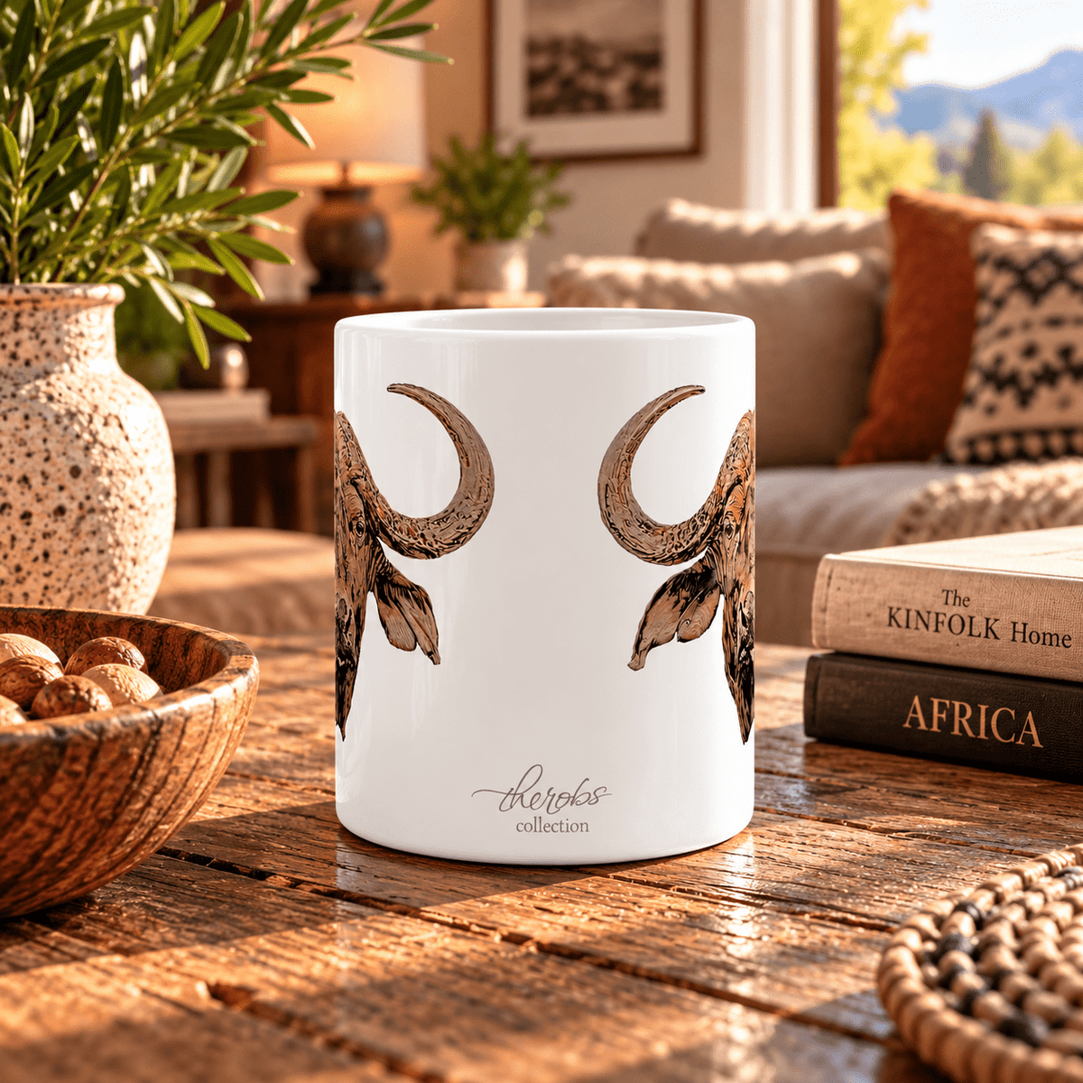 Colour Buffalo White Ceramic 11oz Mug - HD Printing