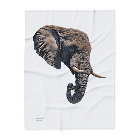 Elephant Cosy Arctic Fleece Blanket II - HD Printing