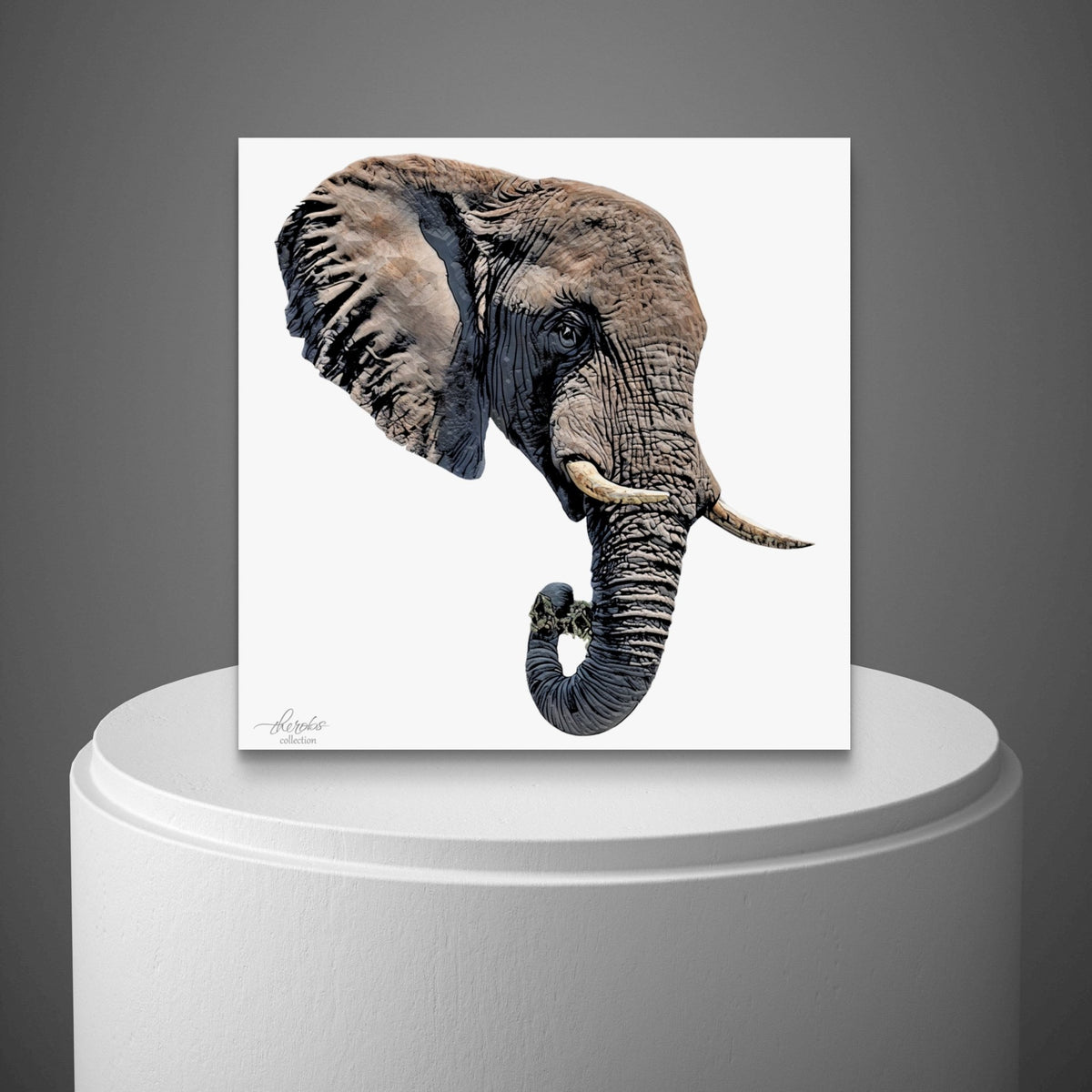Elephant Fine Art Giclée Matte Poster II - HD Printing