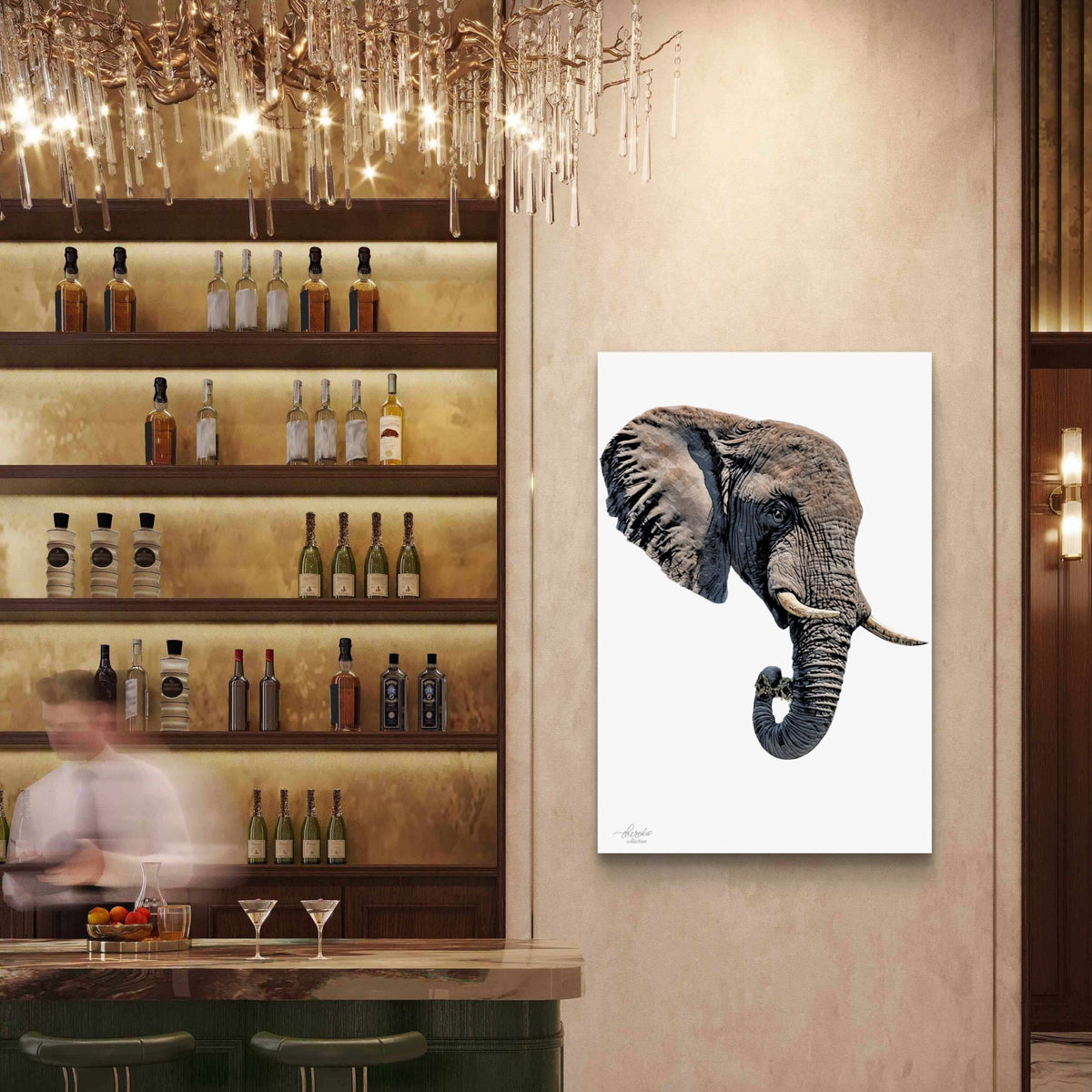 Elephant Fine Art Giclée Matte Poster II - HD Printing