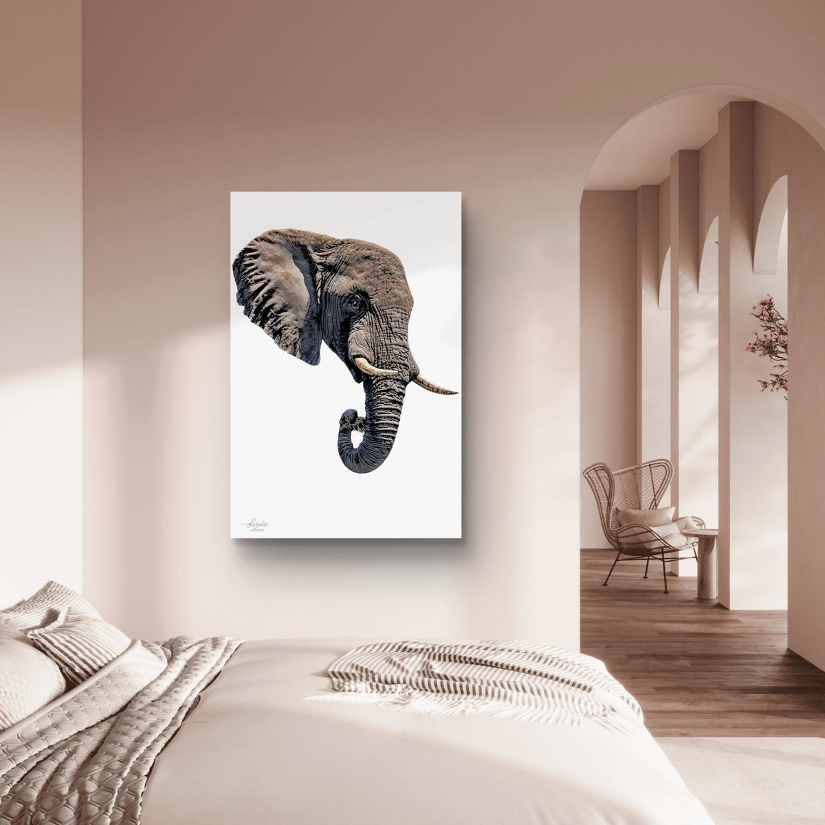 Elephant Fine Art Giclée Matte Poster II - HD Printing