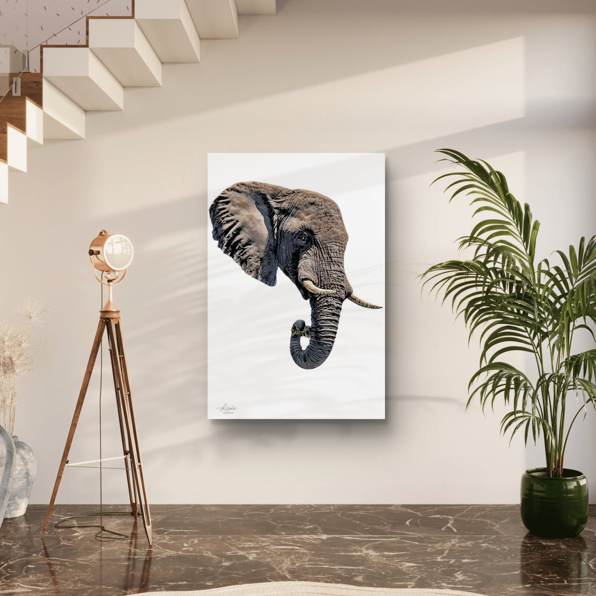 Elephant Fine Art Giclée Matte Poster II - HD Printing