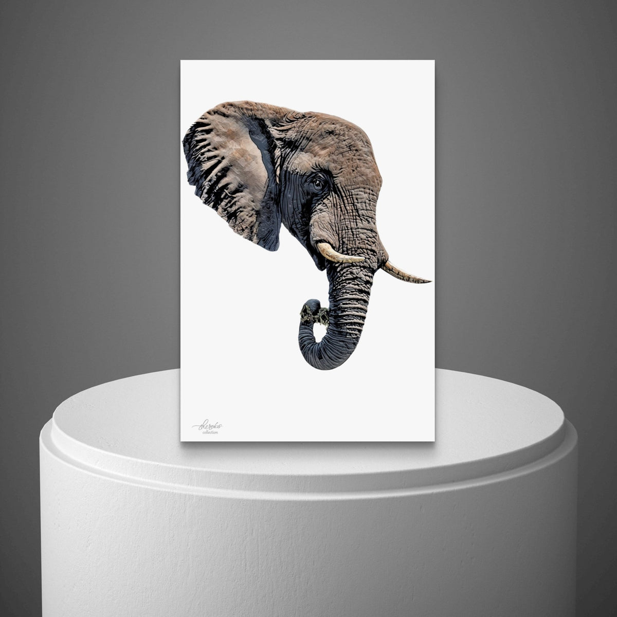 Elephant Fine Art Giclée Matte Poster II - HD Printing