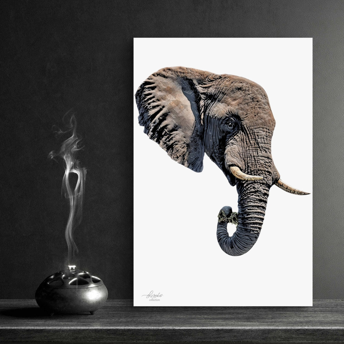 Elephant Fine Art Giclée Matte Poster II - HD Printing