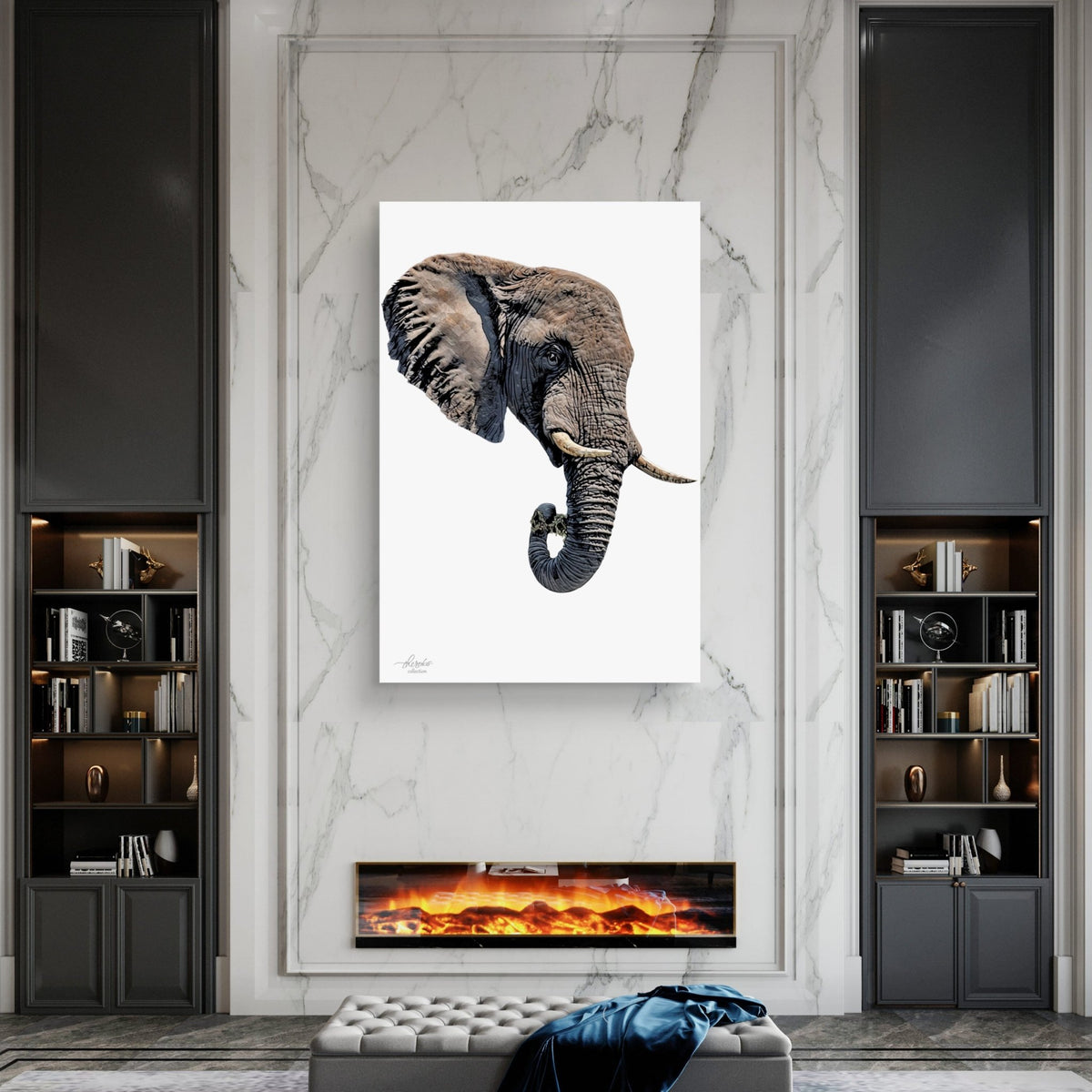 Elephant Fine Art Giclée Matte Poster II - HD Printing