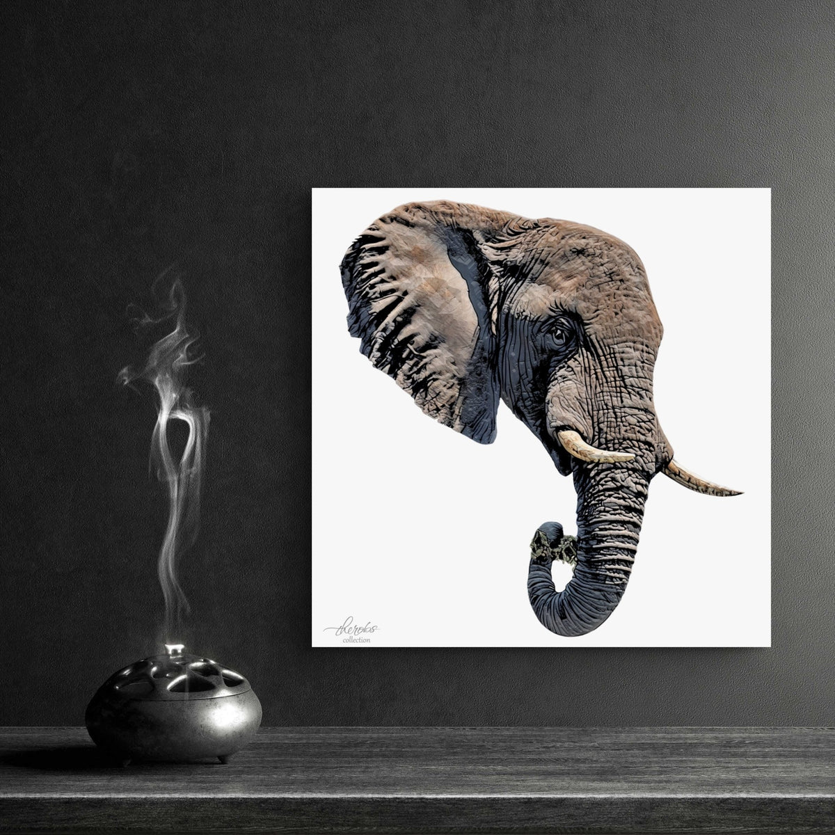 Elephant Fine Art Giclée Matte Poster II - HD Printing