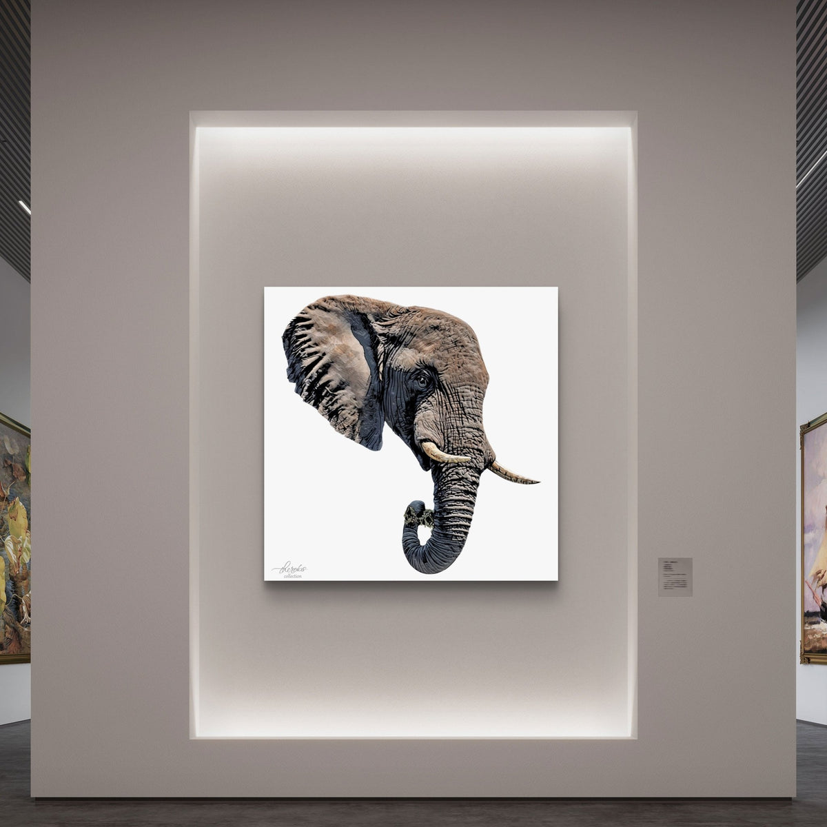 Elephant Fine Art Giclée Matte Poster II - HD Printing