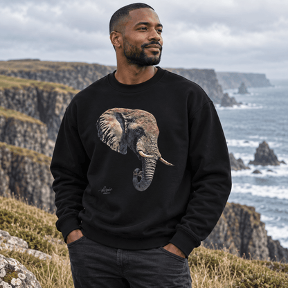 Elephant Heavy Unisex Sweatshirt - HD Printing
