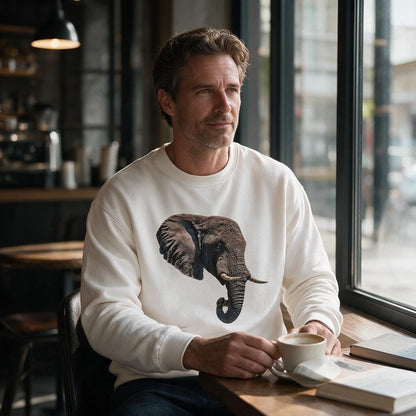 Elephant Heavy Unisex Sweatshirt - HD Printing