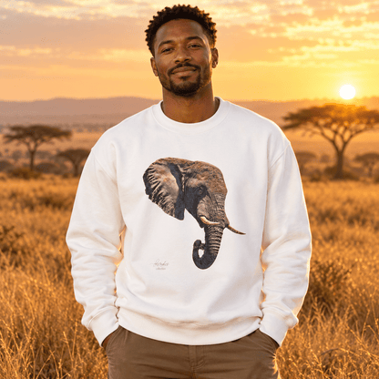 Elephant Heavy Unisex Sweatshirt - HD Printing