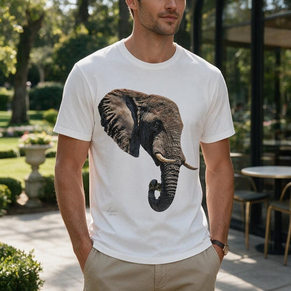 Elephant Unisex Cotton T-Shirt - HD Printing