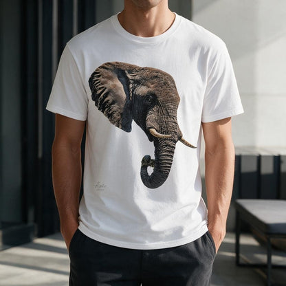 Elephant Unisex Cotton T-Shirt - HD Printing