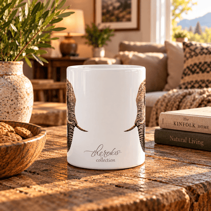 Elephant White Ceramic 11oz Mug - HD Printing