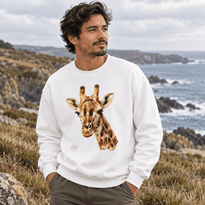Giraffe Heavy Unisex Sweatshirt - HD Printing