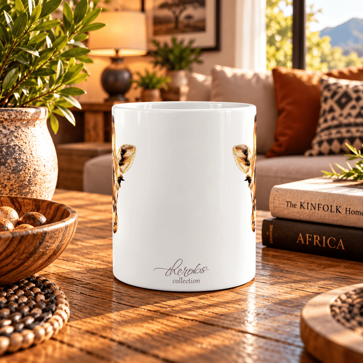 Giraffe White Ceramic 11oz Mug - HD Printing