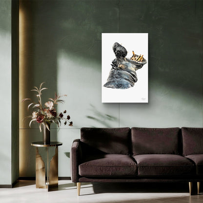 Hippo Fine Art Giclée Matte Poster - HD Printing