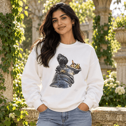 Hippo Heavy Unisex Sweatshirt - HD Printing