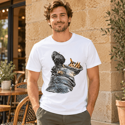 Hippo Unisex Cotton T-Shirt - HD Printing