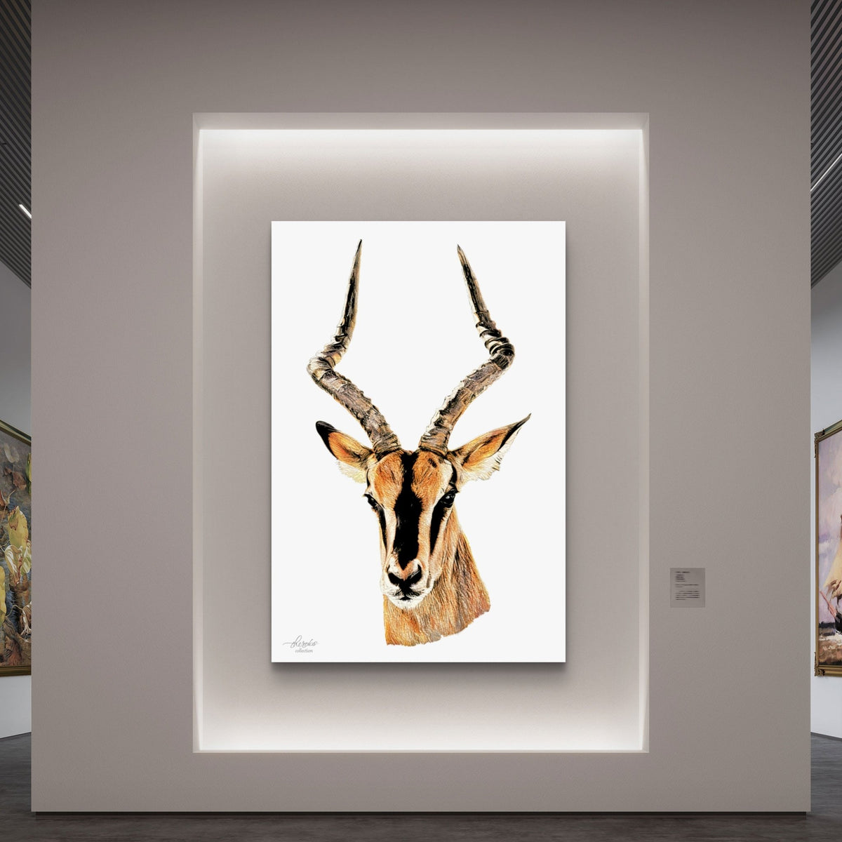 Impala Fine Art Giclée Matte Poster - HD Printing
