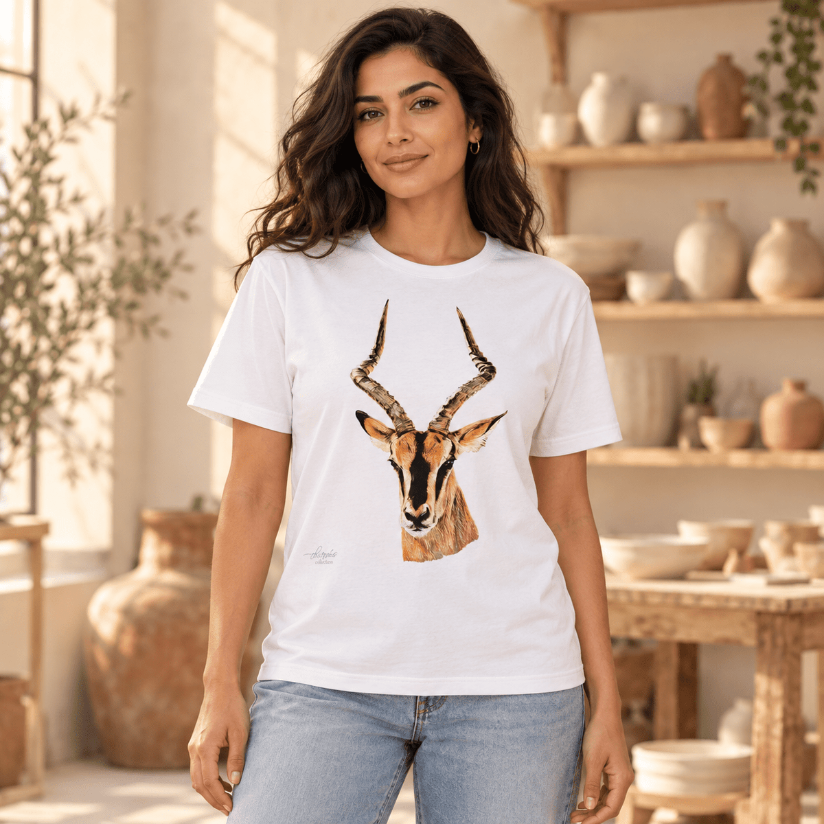 Impala Unisex Cotton T-Shirt - HD Printing