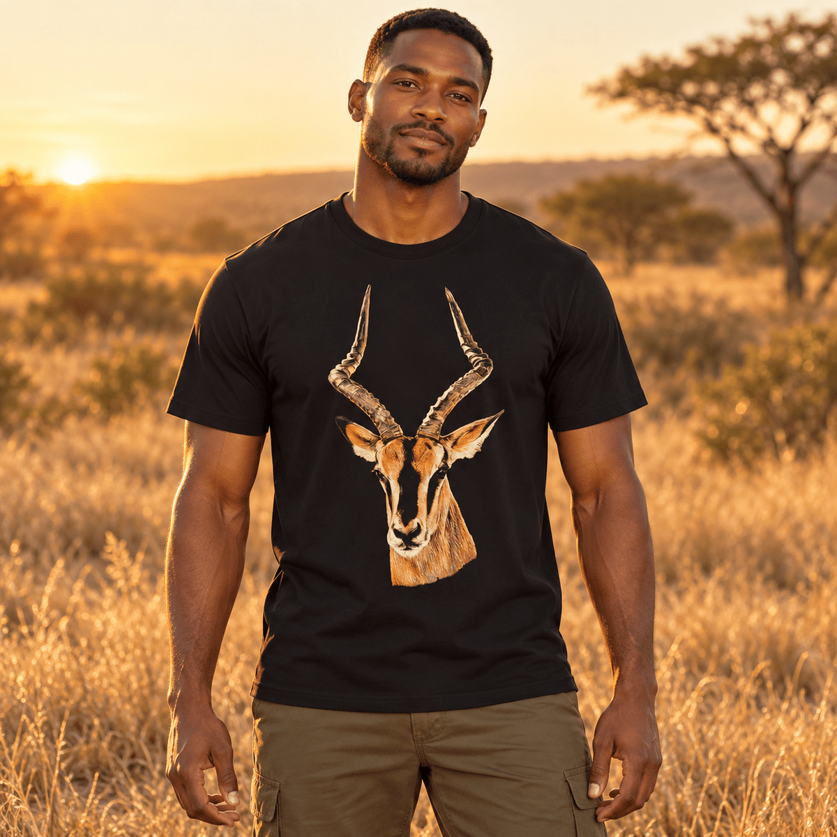 Impala Unisex Cotton T-Shirt - HD Printing