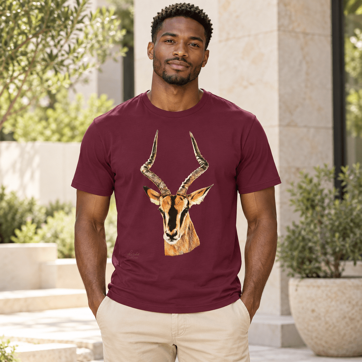 Impala Unisex Cotton T-Shirt - HD Printing