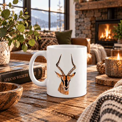 Impala White Ceramic 11oz Mug - HD Printing