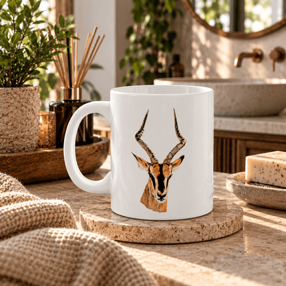 Impala White Ceramic 11oz Mug - HD Printing