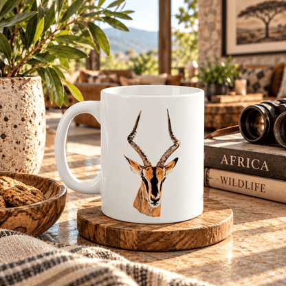 Impala White Ceramic 11oz Mug - HD Printing